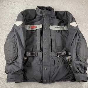 First Gear Mens Kilimanjaro Hypertex Padded Heavy Motorcycle Jacket 2XL No Liner